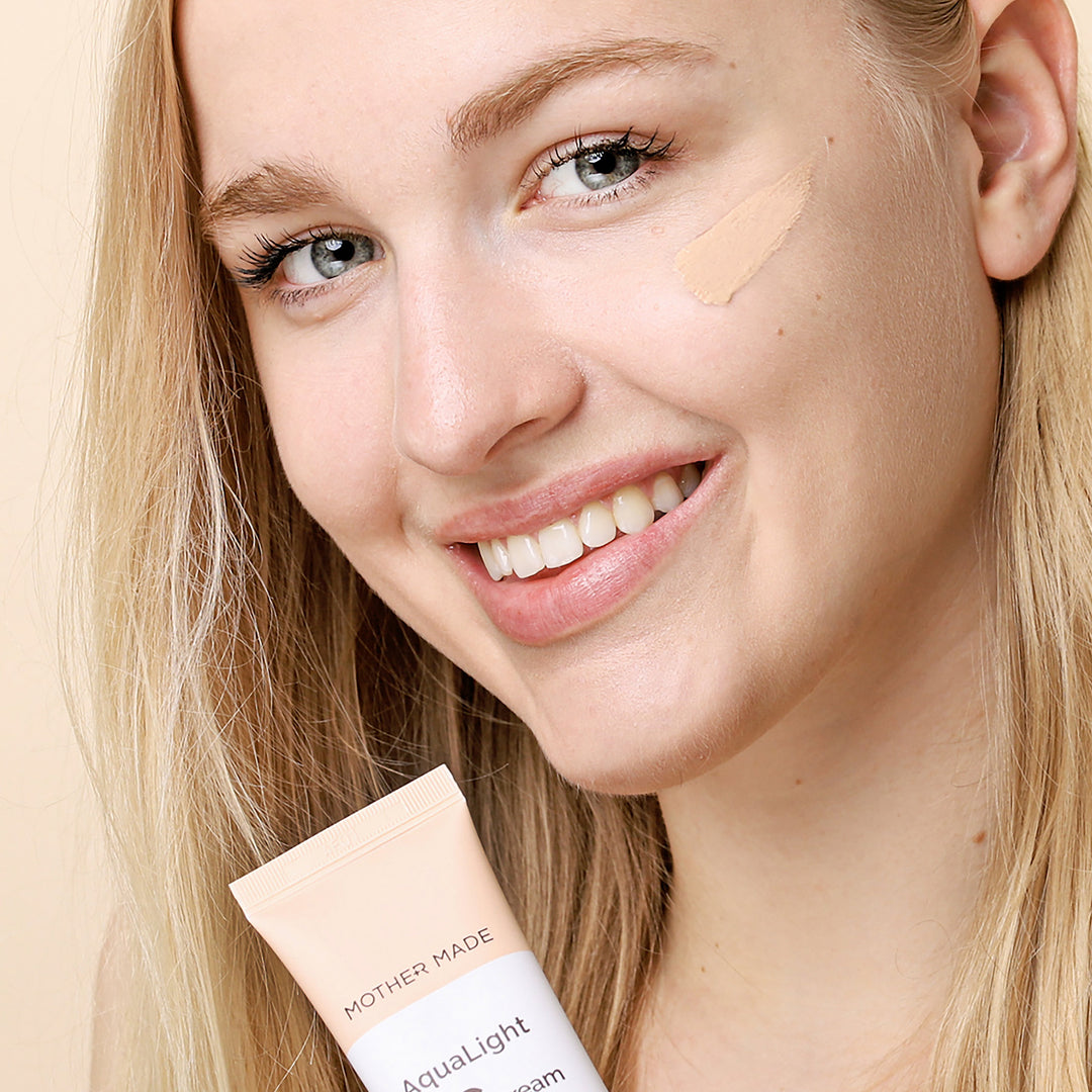 MOTHER MADE The AquaLight CC Cream SPF50+PA+++ Natural Beige, 1.35